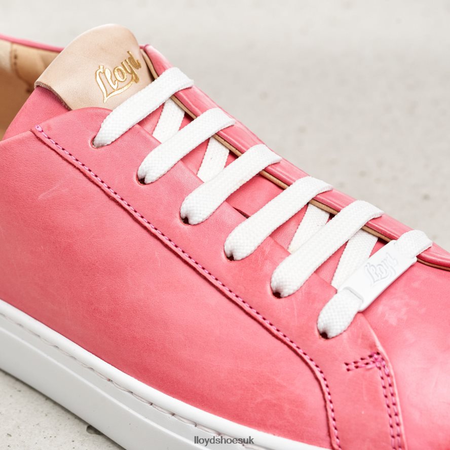 LLOYD Women SMOOTH LEATHER SPOPTY SNEAKERS H4BXXT842 Shoes pink