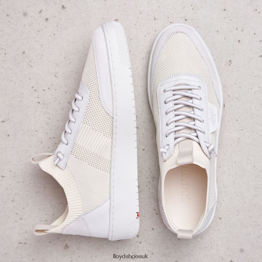 LLOYD Women SPOPTY SMOOTH LEATHER SNEAKERS H4BXXT806 Shoes white
