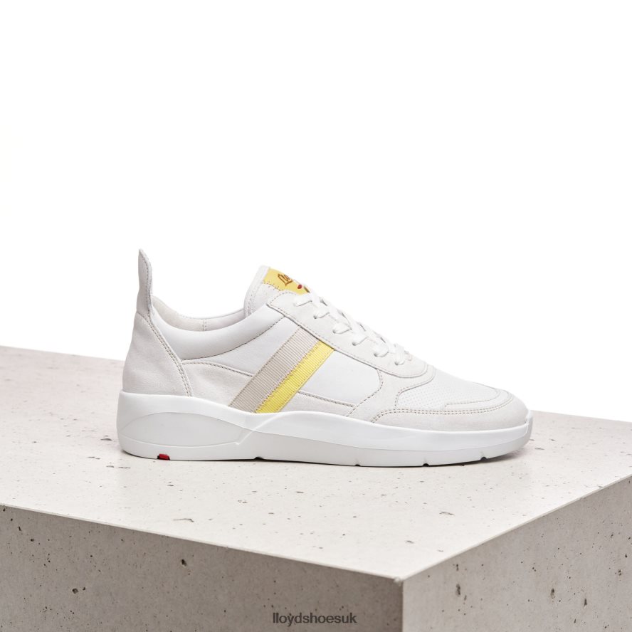 LLOYD Women SPOPTY SMOOTH LEATHER SNEAKERS H4BXXT808 Shoes white