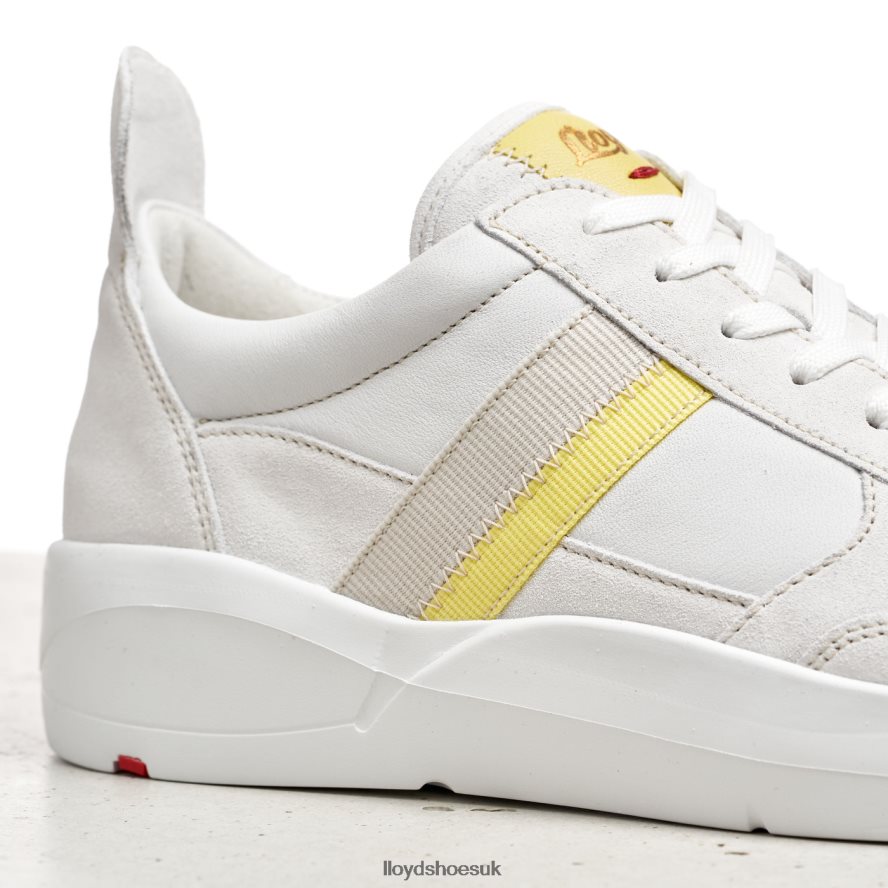 LLOYD Women SPOPTY SMOOTH LEATHER SNEAKERS H4BXXT808 Shoes white