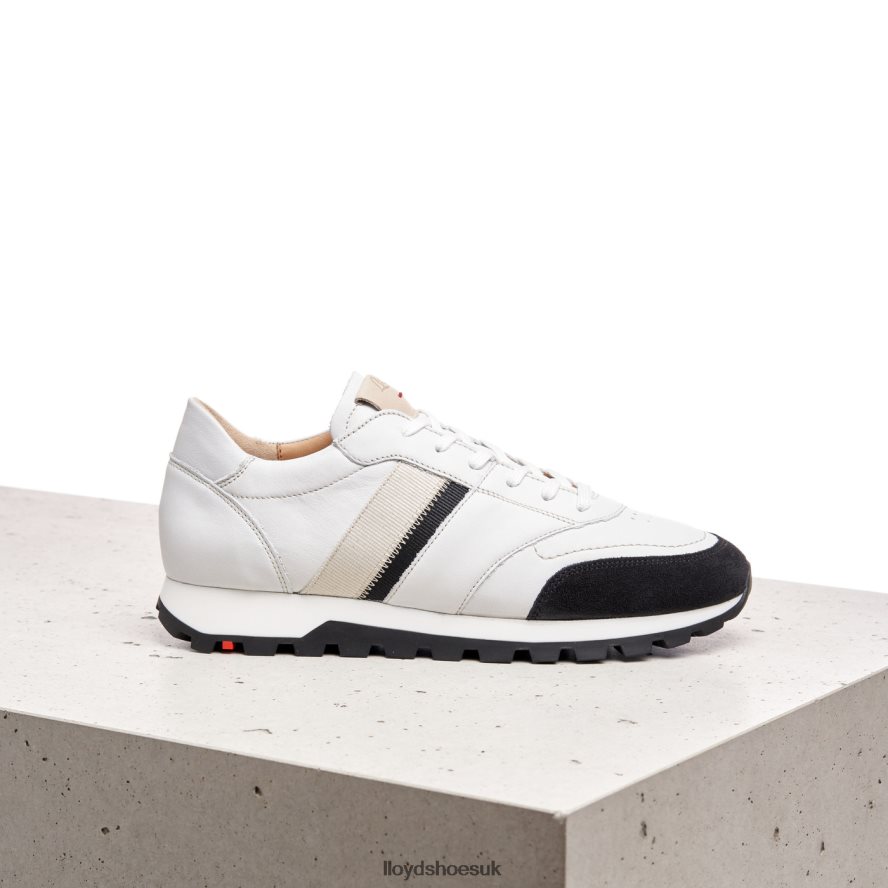 LLOYD Women SPOPTY SMOOTH LEATHER SNEAKERS H4BXXT828 Shoes white