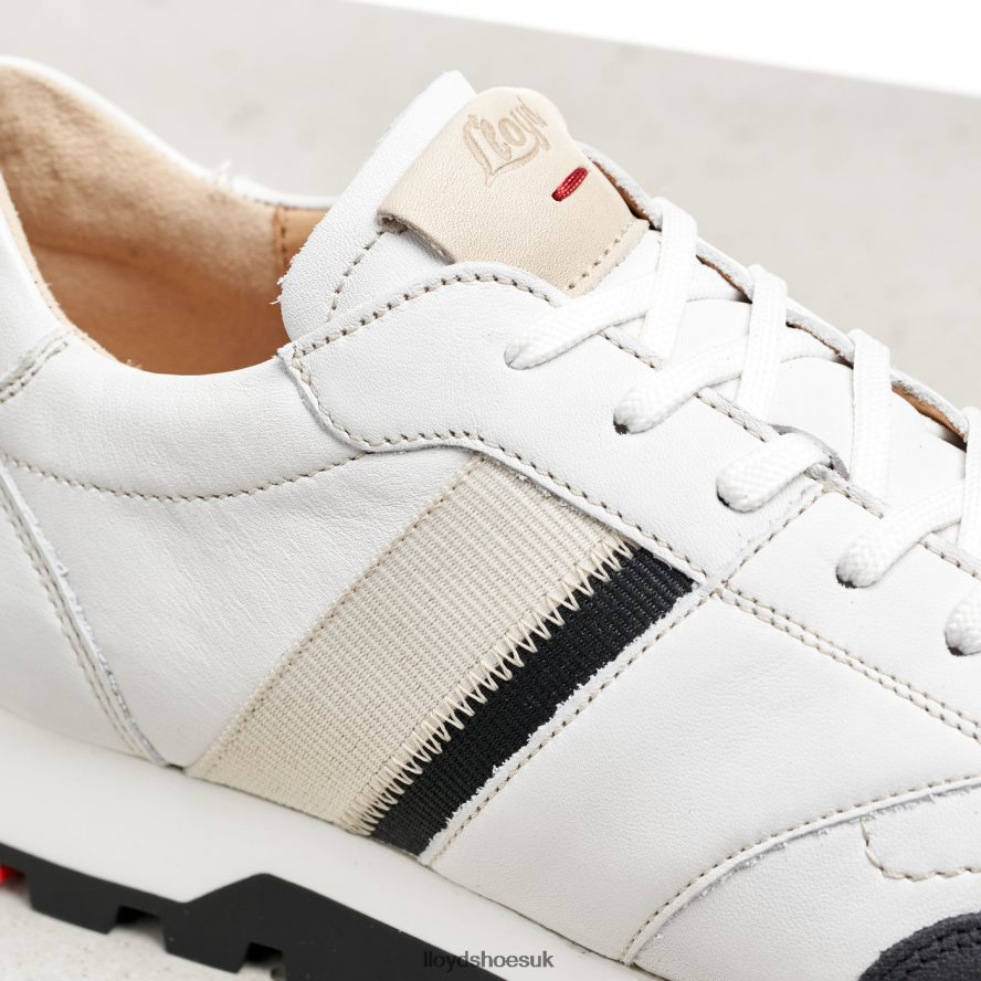 LLOYD Women SPOPTY SMOOTH LEATHER SNEAKERS H4BXXT828 Shoes white