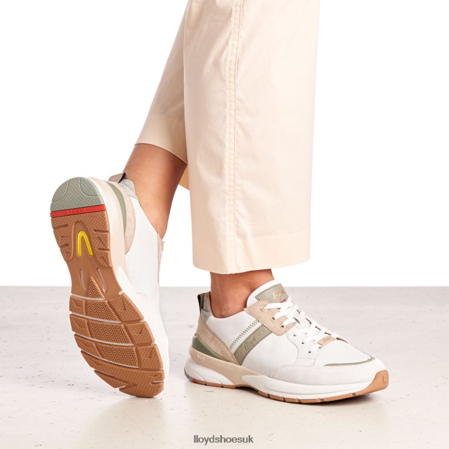 LLOYD Women SPOPTY SMOOTH LEATHER SNEAKERS H4BXXT840 Shoes combined