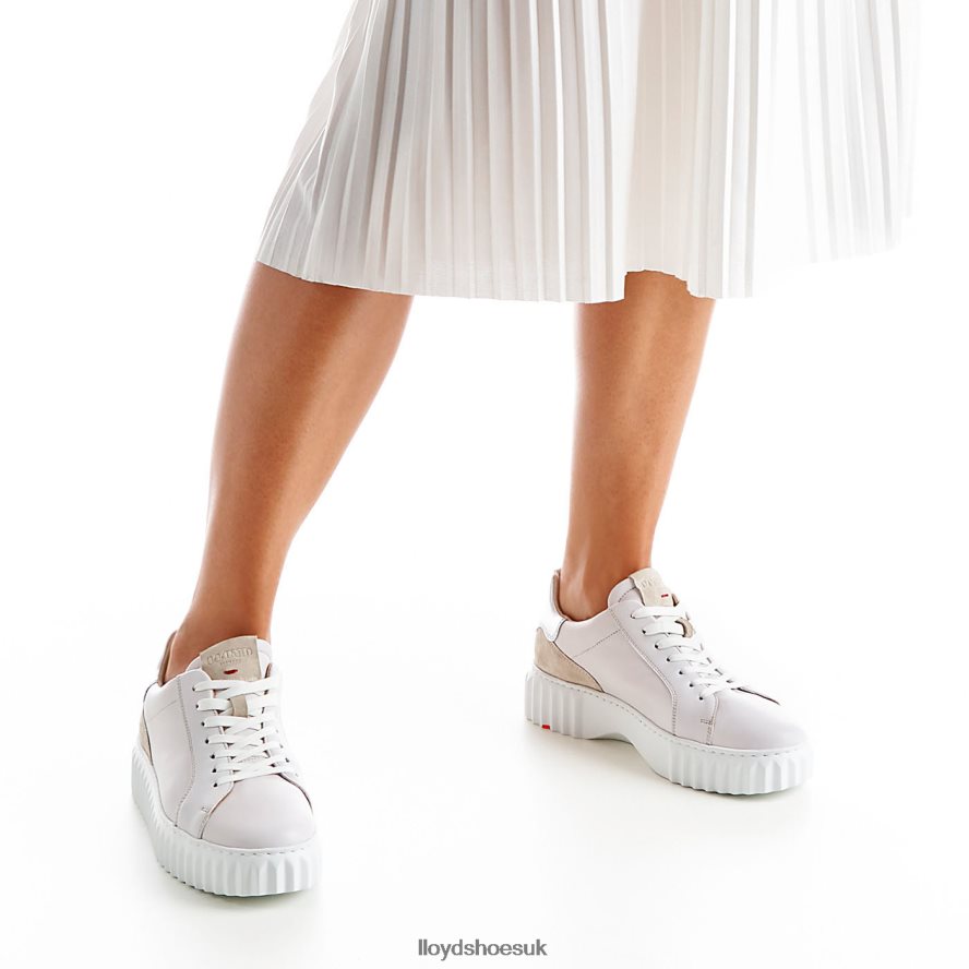 LLOYD Women SPORTY LOOK SNEAKER H4BXXT838 Shoes white