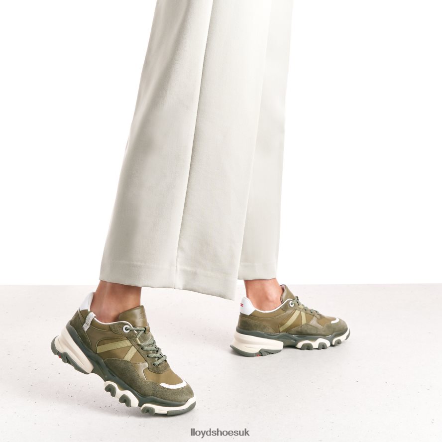 LLOYD Women SUEDE SNEAKERS H4BXXT802 Shoes green